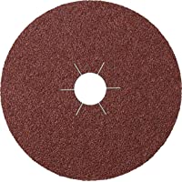 Klingspor 65739 Discos de Fibra Vulcanizados- CS 561- 10 Forma de Perforación- 100 Grano- 100 mm x 16 mm